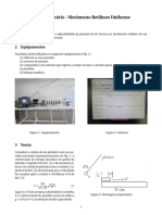 Prática de Laboratório - Movimento Retilíneo Uniforme