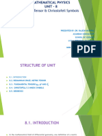 PDF PPT MATHEMATICAL PHYSICS Metric Tensor Unit 08