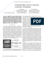 Comparison of Parallel-Plate Green's Function Acceleration Techniques - Takook2012