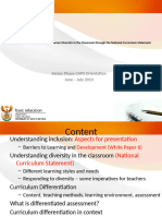 Policy - Diversity in The Classroom Through NCS