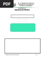 2023 Term 4 GR 8 Maths P1 Examination