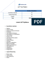 L&T Test Topics by Freshers-Job