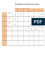 Horario de Avaliações Finais III Trimestre 24