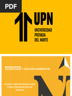 Semana 11 PLANES Y METODOLOGÍA PARA CARACTERIZAR RESIDUOS SÓLIDOS