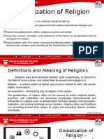 MIDTERM Lesson 3 Globalization of Religion