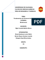 Fundamentos de Farmacocinética 