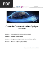 Support Cours Communication Optique 3GESET