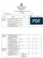 Review and Evaluation Template