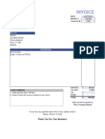 Service Invoice