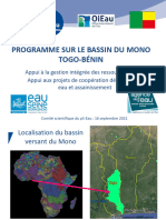 Programme Sur Le Bassin Du Mono Togo-Bénin