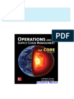 Get Operations and Supply Chain Management The Core 4th Edition Jacobs Solutions Manual Free All Chapters