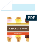 Full Download of Test Bank For Absolute Java, 5th Edition: Walter Savitch in PDF DOCX Format