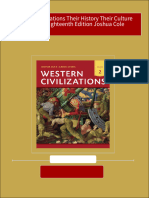 Full Western Civilizations Their History Their Culture Volume 2 Eighteenth Edition Joshua Cole PDF All Chapters