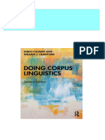 Doing Corpus Linguistics 2nd Edition Eniko Csomay Download PDF