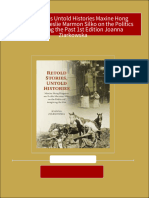 Retold Stories Untold Histories Maxine Hong Kingston and Leslie Marmon Silko On The Politics of Imagining The Past 1st Edition Joanna Ziarkowska