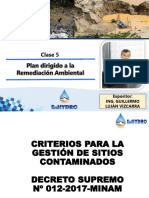 Clase 5 - Plan Dirigido A La Remediación Ambiental.