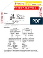 Reconociendo Al Sustantivo y Al Adjetivo para Sexto de Primaria