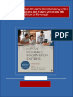 Study Resources For Test Bank For Human Resource Information Systems Basics, Applications and Future Directions 4th Edition by Kavanagh