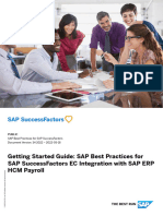 SAP Best Practices For SAP Successfator EC Integration With SAP ERP HCM PAYROLL