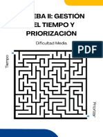 PRUEBA II Gestión Del Tiempo y Priorización, TDS 2024 Nov.