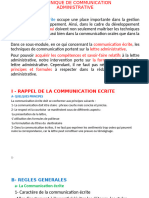 Technique de Communication Administrative