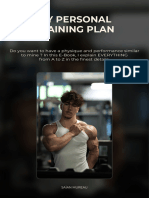 My Personal Training Plan