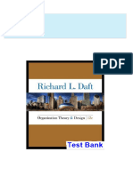 Complete Answer Guide For Organization Theory and Design 12th Edition Daft Test Bank