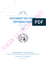 Resume Du Cours Informatiques