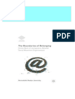 The Boundaries of Belonging: Online Work of Immigration-Related Social Movement Organizations 1st Edition Bernadette Nadya Jaworsky (Auth.)