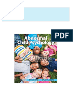 Full Abnormal Child Psychology 7th Edition Mash Test Bank All Chapters