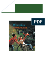 (Ebook PDF) Educating Exceptional Children 14th Edition All Chapters Instant Download