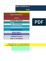 Uniform System of Assessment Report Card For Classes 6-8: Academic Session