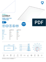 Ficha Tecnica - Luxeon Panel120x60 80W 4200K 5000K Dow