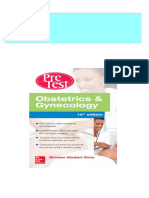 Get Obstetrics & Gynecology PreTest Self-Assessment and Review Shireen Madani Sims Free All Chapters