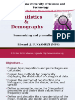 Biostatistics and Demography - Lecture 2