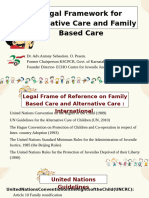 Final Draft Legal Framework For Alternative Care and Family Based Care