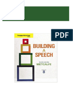 Get (Ebook PDF) Cengage Advantage Books: Building A Speech 8th Edition Free All Chapters