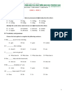 Tiếng Anh 6 Friends Plus - Unit 2 - Test 1