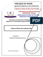 Cours Chimie Minérale Industrielle L2 2022 - 2023