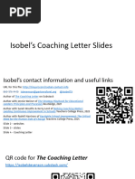 Coaching Letter Slides