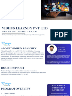 Vidhun Learnify PVT LTD Ul - Bcom & Mcom PDF