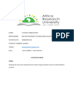 Concept Paper PHD Zibizapanzi T