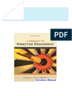 Preface To Marketing Management 13th Edition Peter Solutions Manual PDF Download Full Book With All Chapters