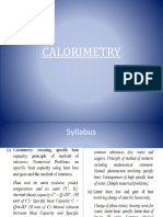 11 Calorimetry