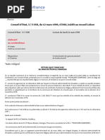 Conseil D'etat, 3 - 5 SSR, Du 12 Mars 1990, 67060, Inédit Au Recueil Lebon - Légifrance