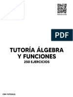 TUT02ALG - Tutoría Eje Álgebra y Funciones 250 Ejercicios