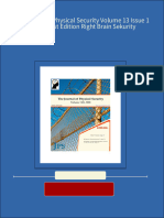 Full Download The Journal of Physical Security Volume 13 Issue 1 JPS 13 1 1st Edition Right Brain Sekurity PDF