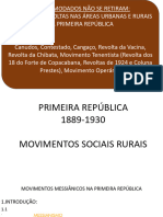 2022 PRIMEIRA REPÚBLICA Revoltas