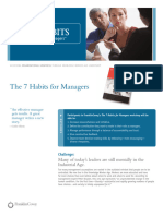 The 7 Habits of Highly Effective Managers