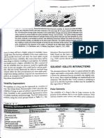 Solute Solvent Interactions